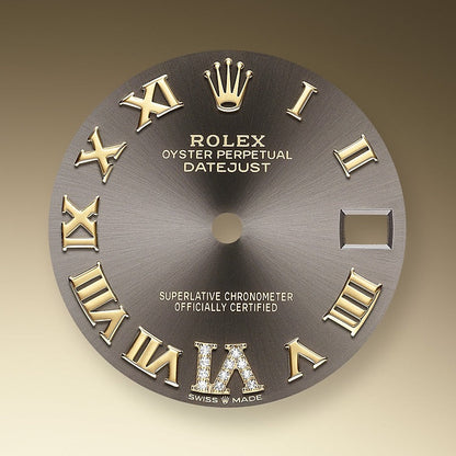 Datejust 31, Oystersteel, 18kt Yellow Gold and diamonds, Ref# 278383RBR-0017