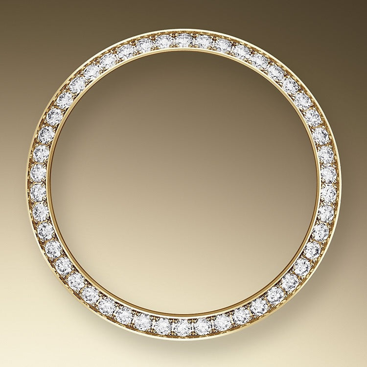 Datejust 31, Oystersteel, 18kt Yellow Gold and diamonds, Ref# 278383RBR-0022