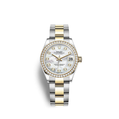 Datejust 31, Oystersteel, 18kt Yellow Gold and diamonds, Ref# 278383RBR-0027