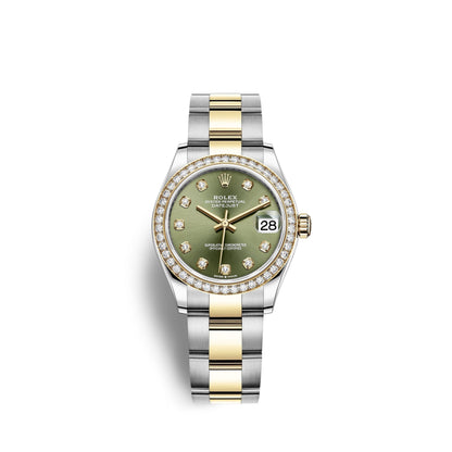 Datejust 31, Oystersteel, 18kt Yellow Gold and diamonds, Ref# 278383RBR-0029