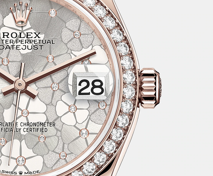 Datejust 31mm, 18k Everose Gold and Diamonds, Ref# 278285rbr-0036