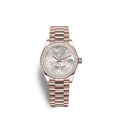 Datejust 31mm, 18k Everose Gold and Diamonds, Ref# 278285rbr-0036
