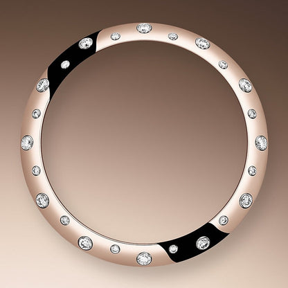 Datejust 31mm, Oystersteel and 18k Everose Gold with Diamonds, Ref# 278341rbr-0031