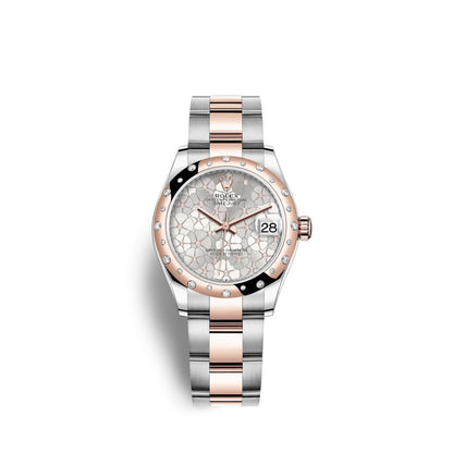 Datejust 31mm, Oystersteel and 18k Everose Gold with Diamonds, Ref# 278341rbr-0031