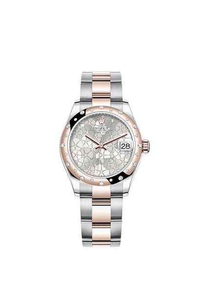 Datejust 31mm, Oystersteel and 18k Everose Gold with Diamonds, Ref# 278341rbr-0031