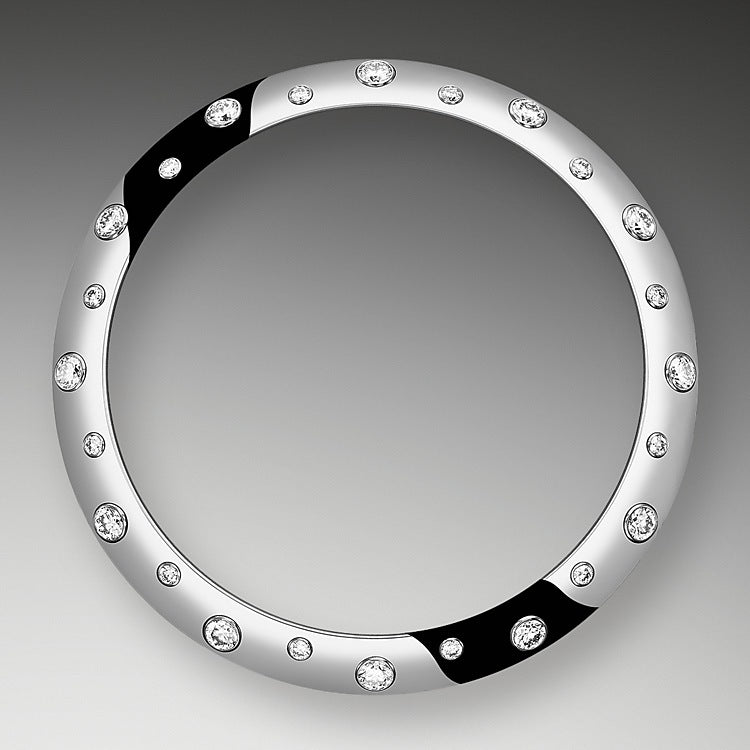 Datejust 31mm, Oystersteel and 18k White Gold with Diamonds, Ref# 278344rbr-0037