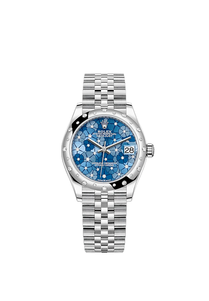 Datejust 31mm, Oystersteel and 18k White Gold with Diamonds, Ref# 278344rbr-0038