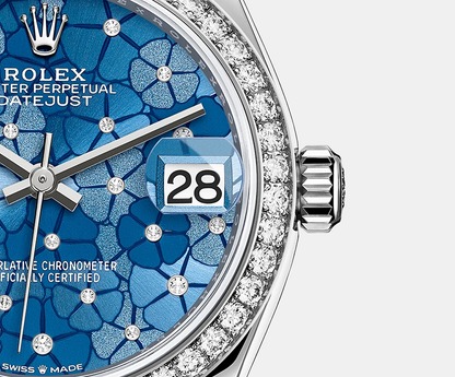 Datejust 31mm, Oystersteel and 18k White Gold with Diamonds, Ref# 278384rbr-0039