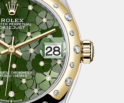 Datejust 31mm, Oystersteel and 18k Yellow Gold with Diamonds, Ref# 278343rbr-0032