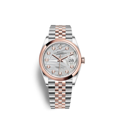 Datejust 36mm, Oystersteel and 18k Everose Gold, Ref# 126201-0037
