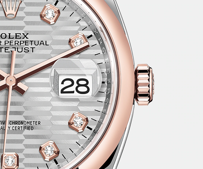Datejust 36mm, Oystersteel and 18k Everose Gold, Ref# 126201-0040