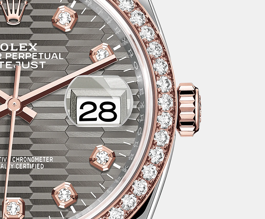 Datejust 36mm, Oystersteel and 18k Everose Gold, Ref# 126281rbr-0029