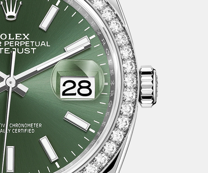 Datejust 36mm, Oystersteel and 18k White Gold, Ref# 126284rbr-0043