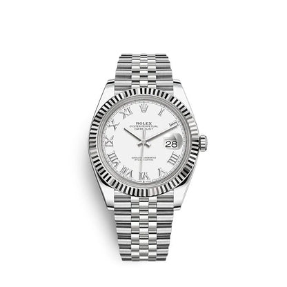 Datejust 41 Oystersteel and white gold Ref# 126334-0024