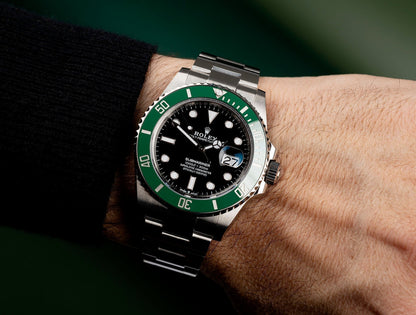 Submariner Date Oyster, 41 mm, Oystersteel m126610lv-0002 "Starbucks"