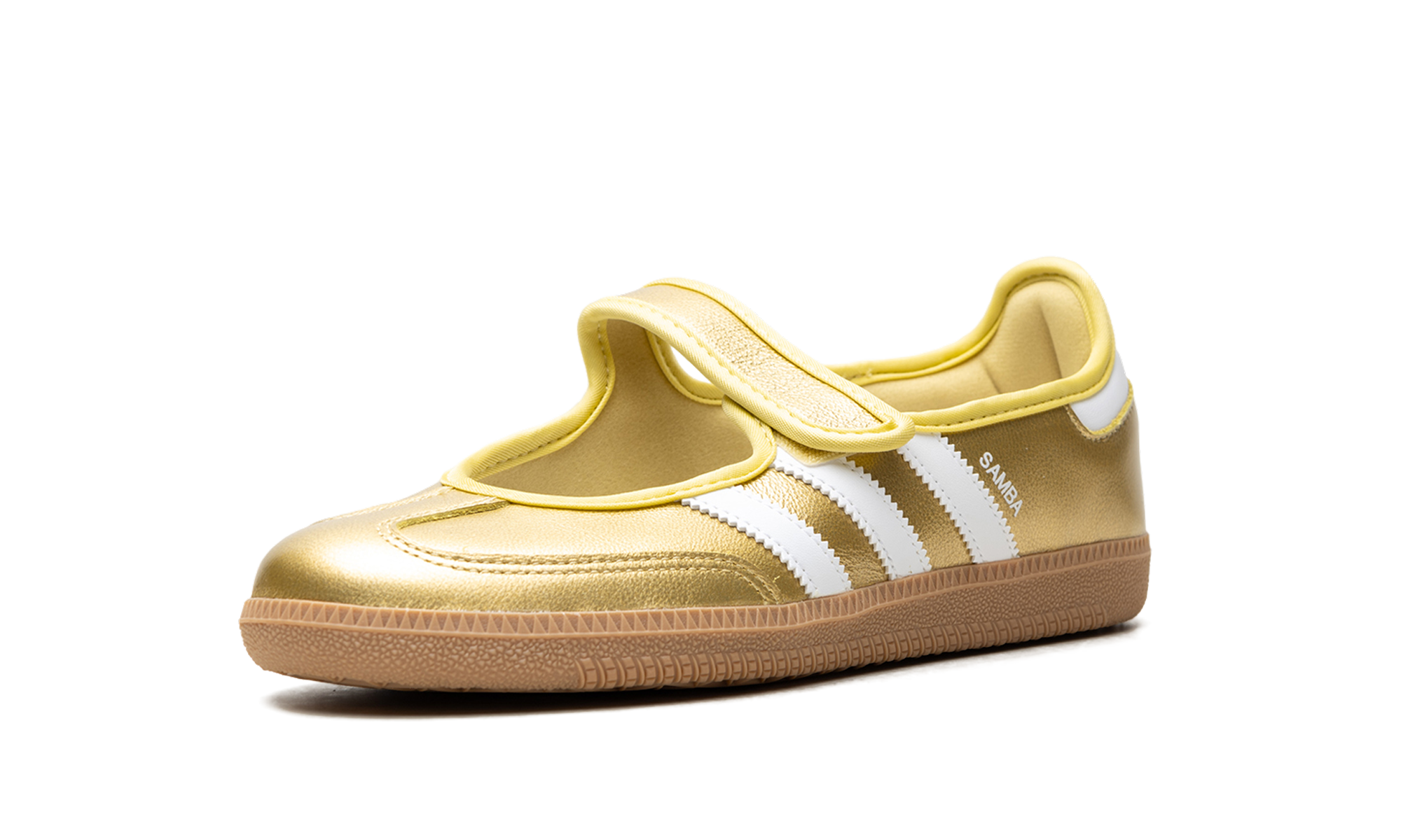 Samba Jane Women "Gold Metallic White"