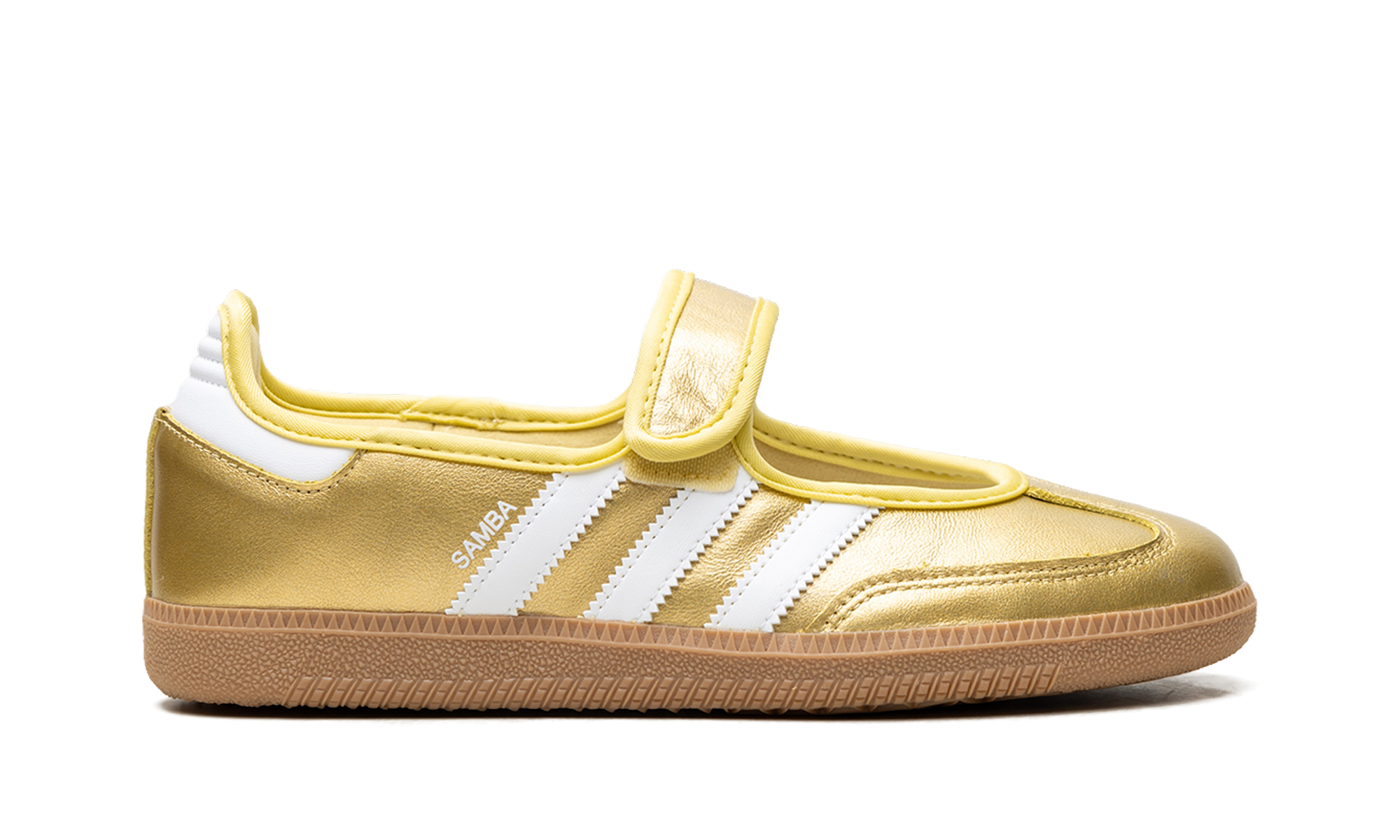 Samba Jane Women "Gold Metallic White"