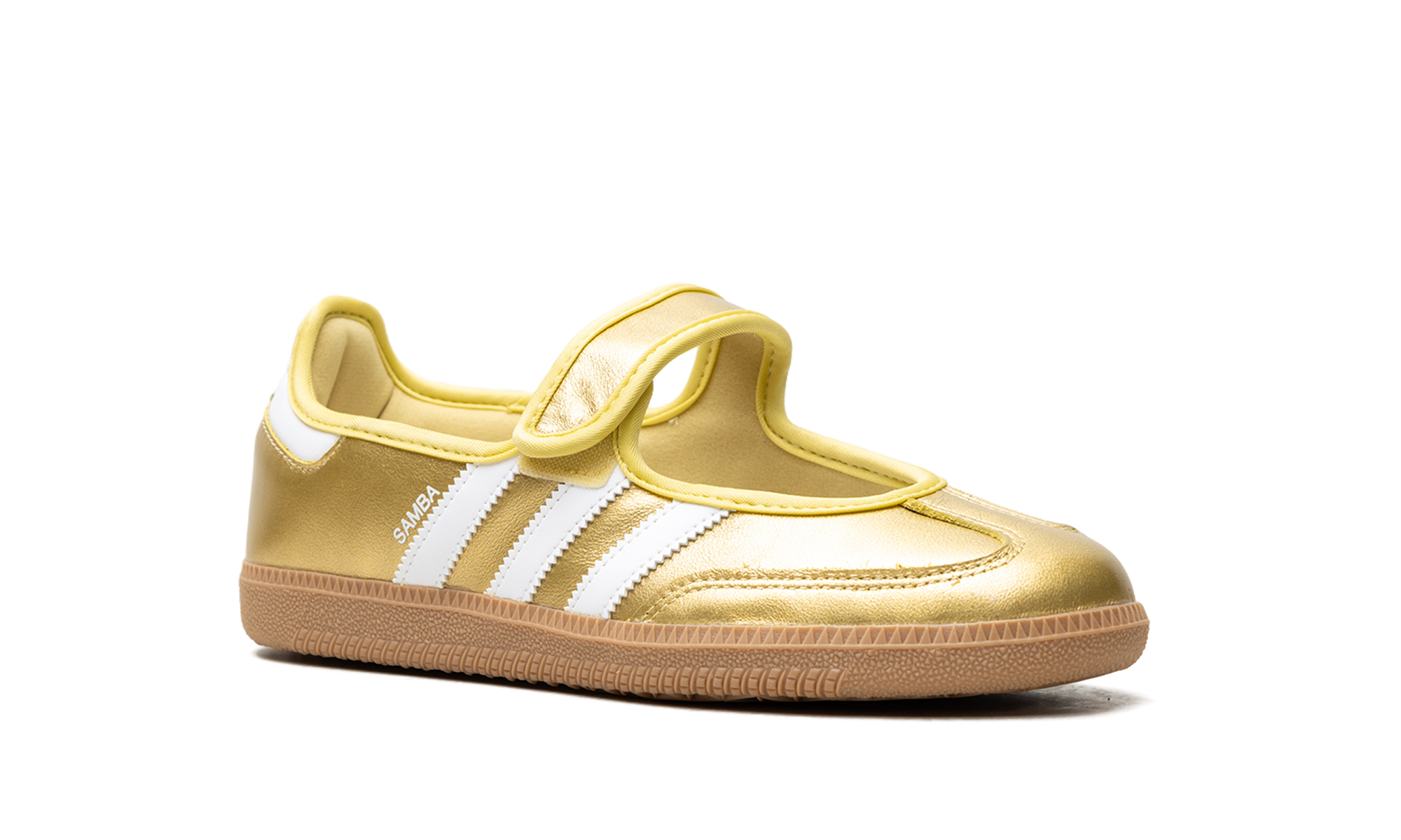Samba Jane Women "Gold Metallic White"