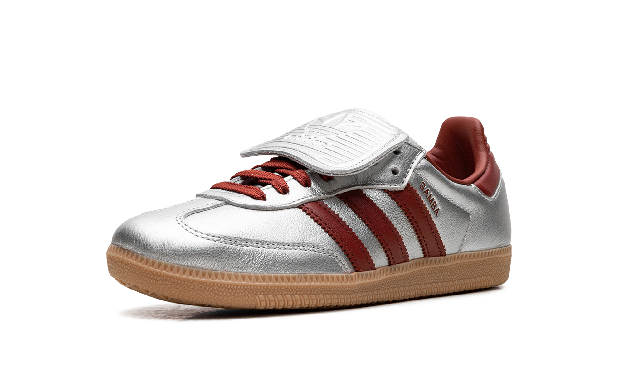 Samba LT Women "Silver Metallic Ruby Gum"