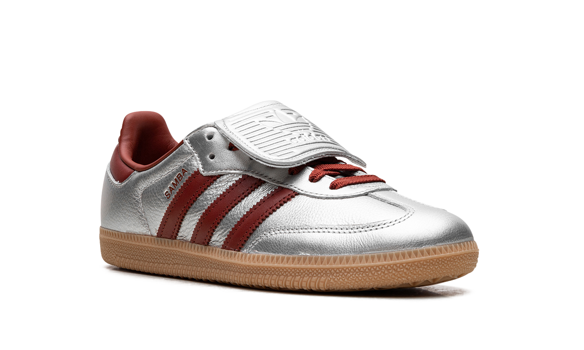 Samba LT Women "Silver Metallic Ruby Gum"