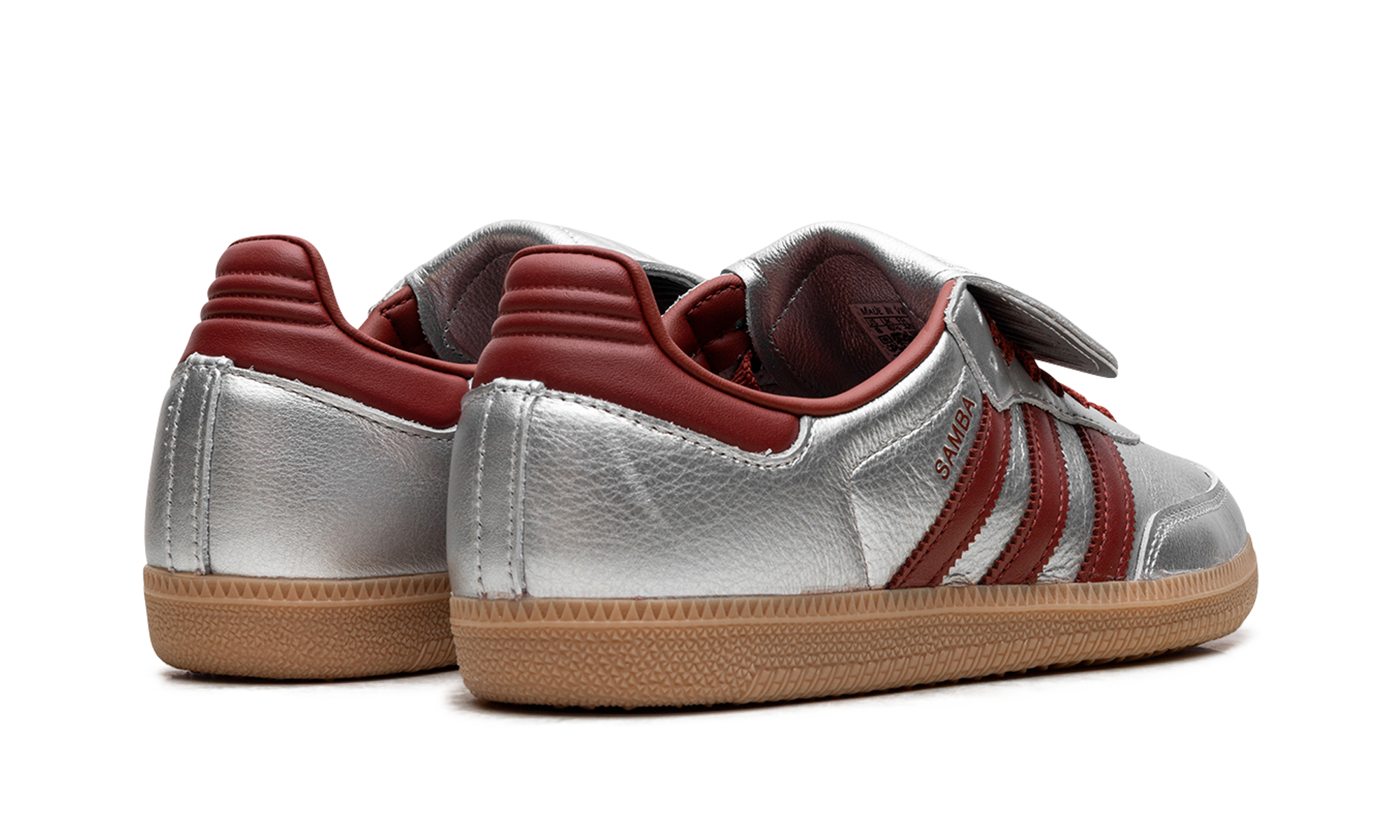 Samba LT Women "Silver Metallic Ruby Gum"