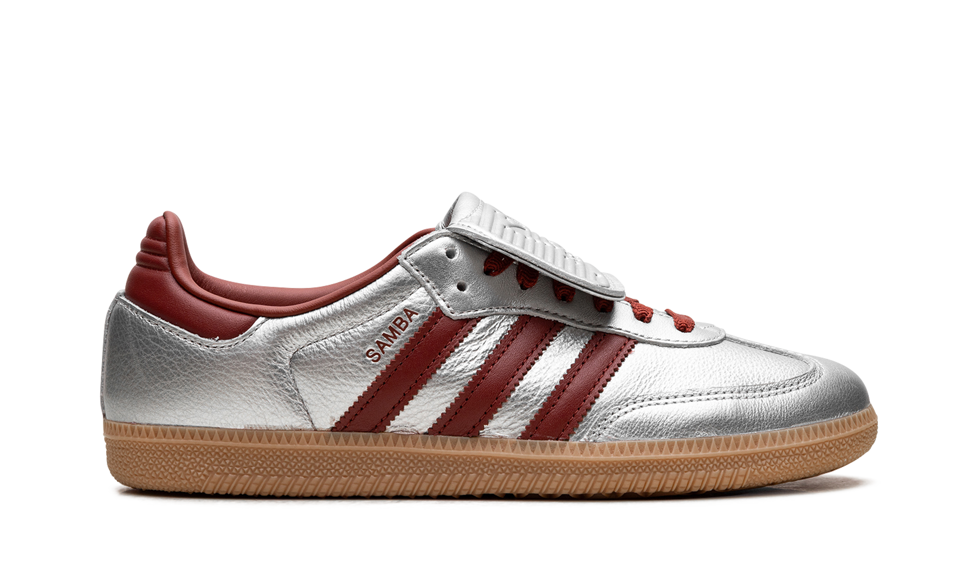 Samba LT Women "Silver Metallic Ruby Gum"