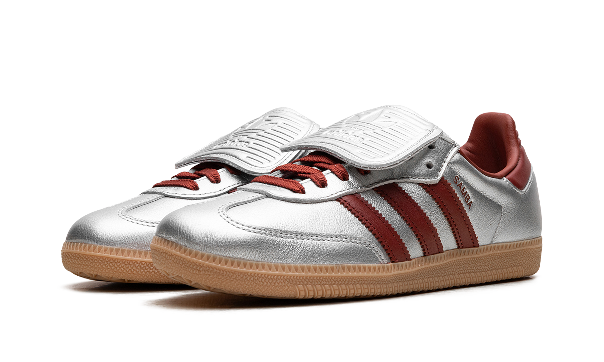 Samba LT Women "Silver Metallic Ruby Gum"