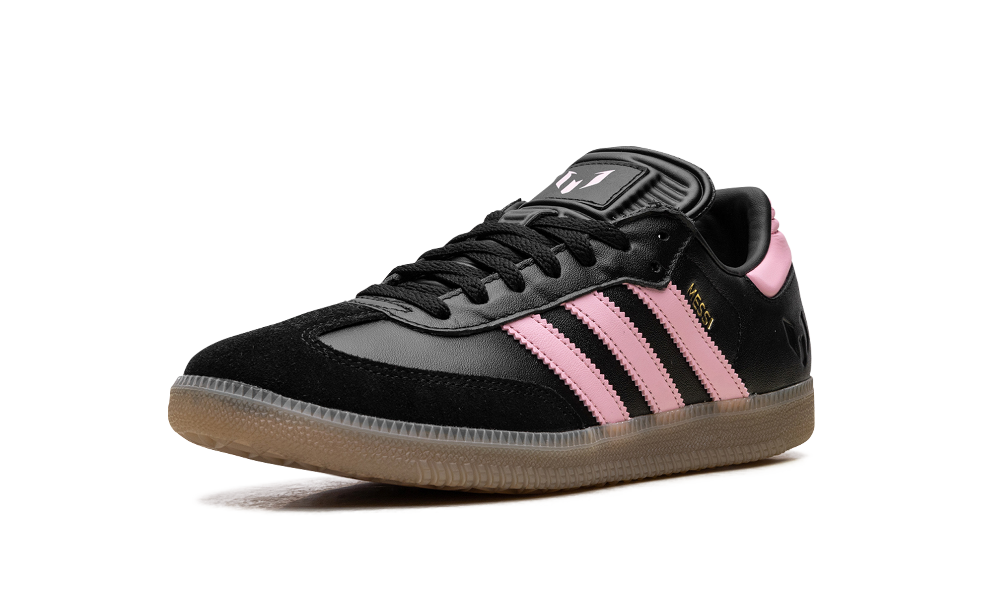 Samba Messi Indoor "Core Black / Gold Metallic / Gum"