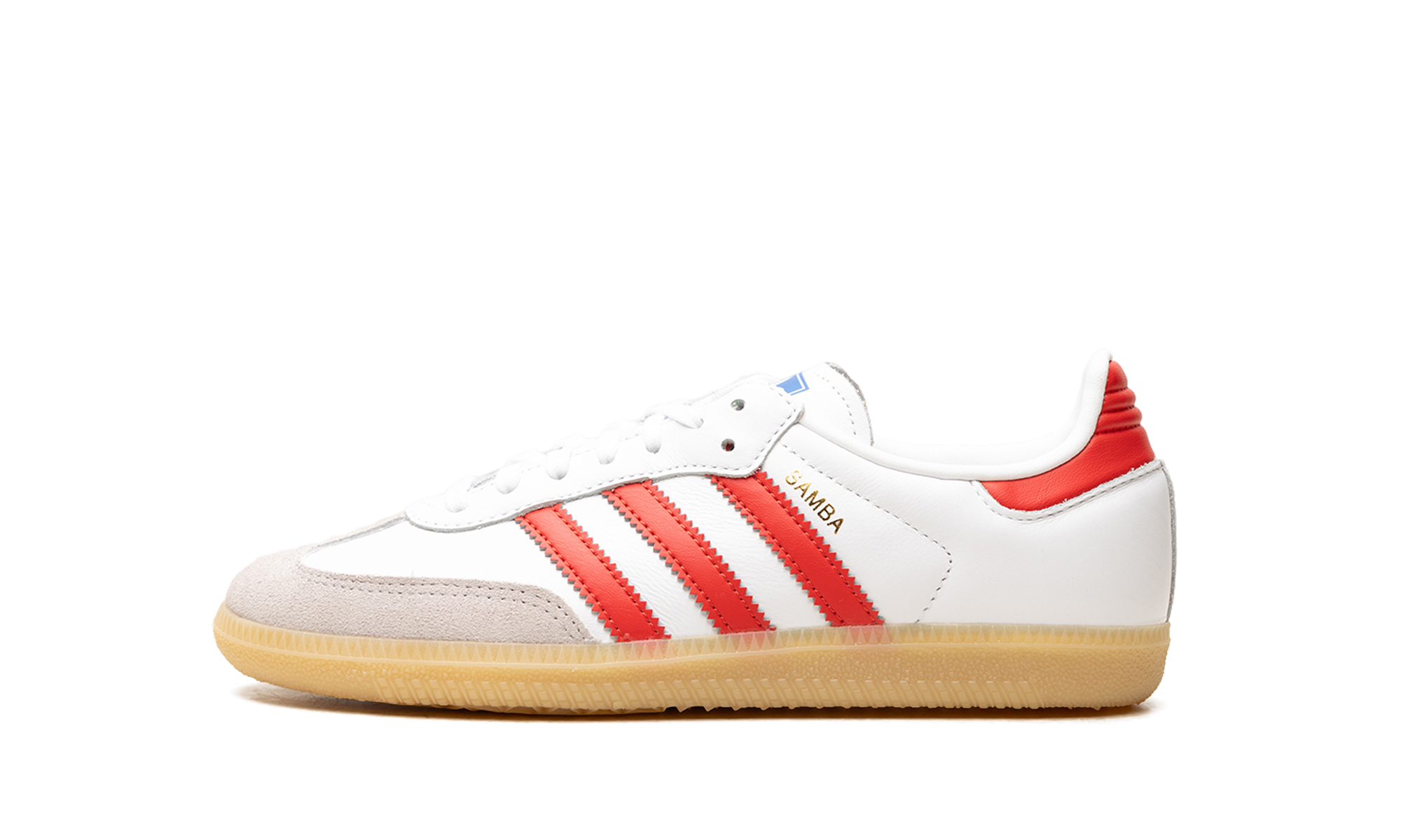 Samba OG GS "Cloud White Collegiate Red Gum"