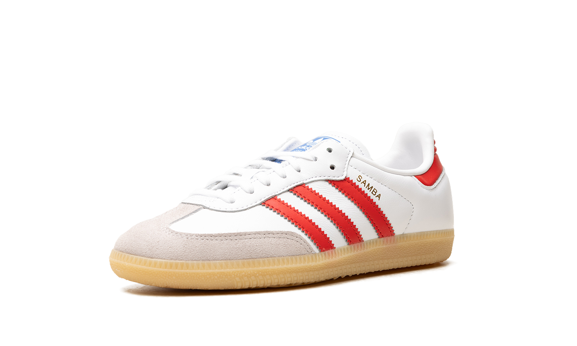 Samba OG GS "Cloud White Collegiate Red Gum"