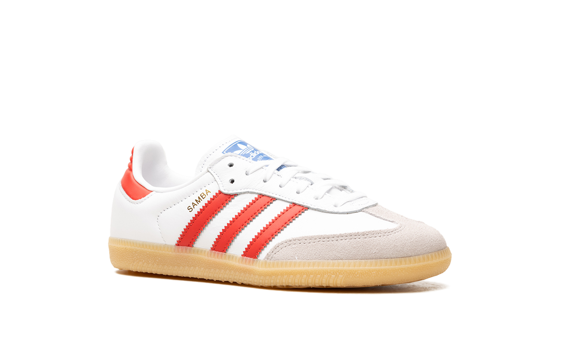 Samba OG GS "Cloud White Collegiate Red Gum"