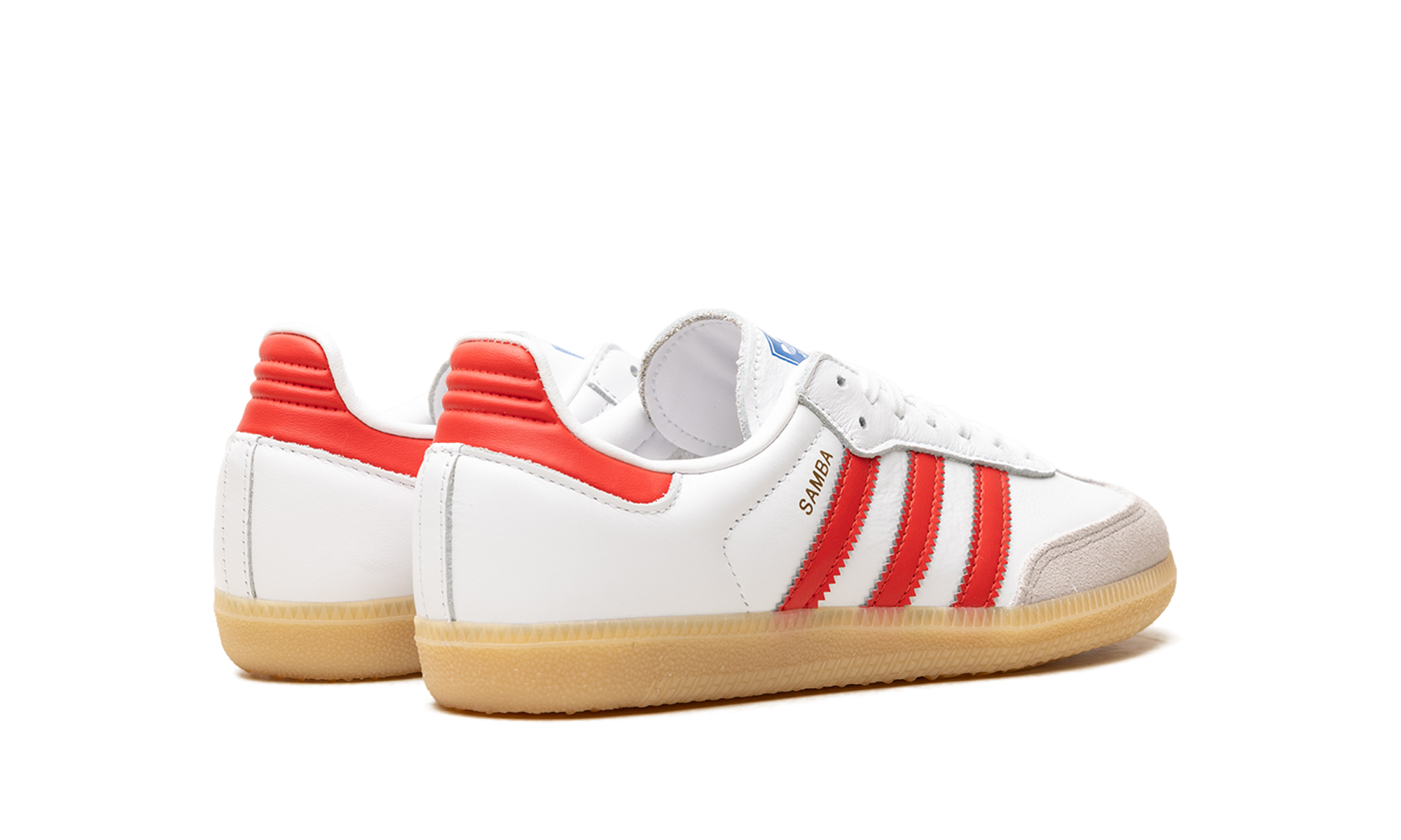 Samba OG GS "Cloud White Collegiate Red Gum"