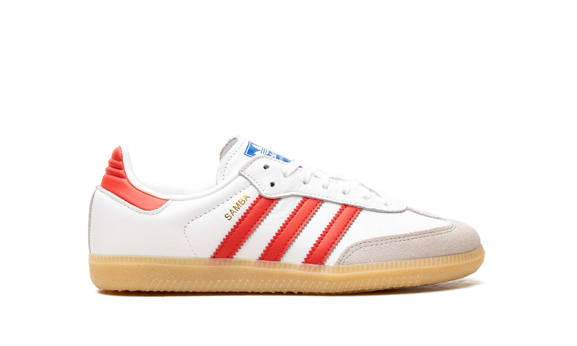 Samba OG GS "Cloud White Collegiate Red Gum"
