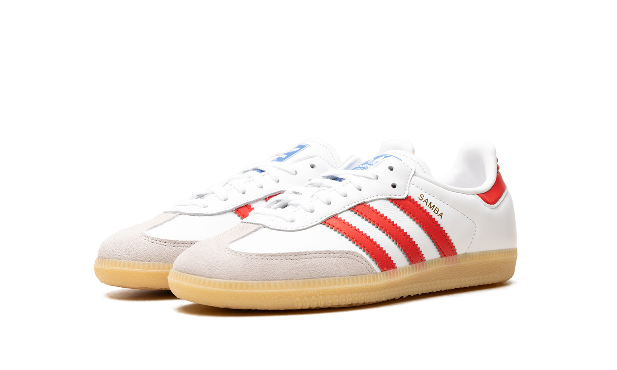Samba OG GS "Cloud White Collegiate Red Gum"