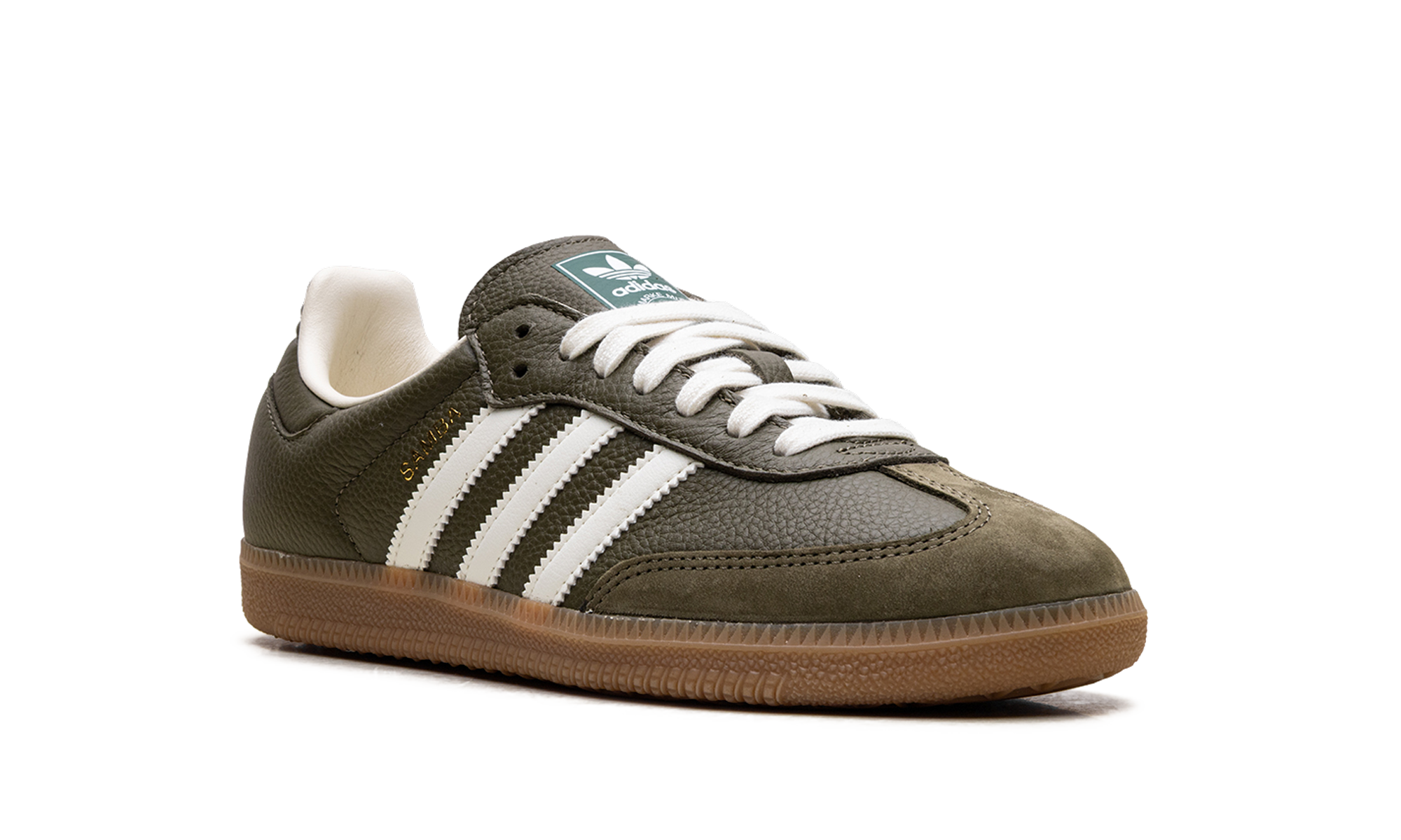 Samba OG "Med Dark Khaki/off-white/gum"