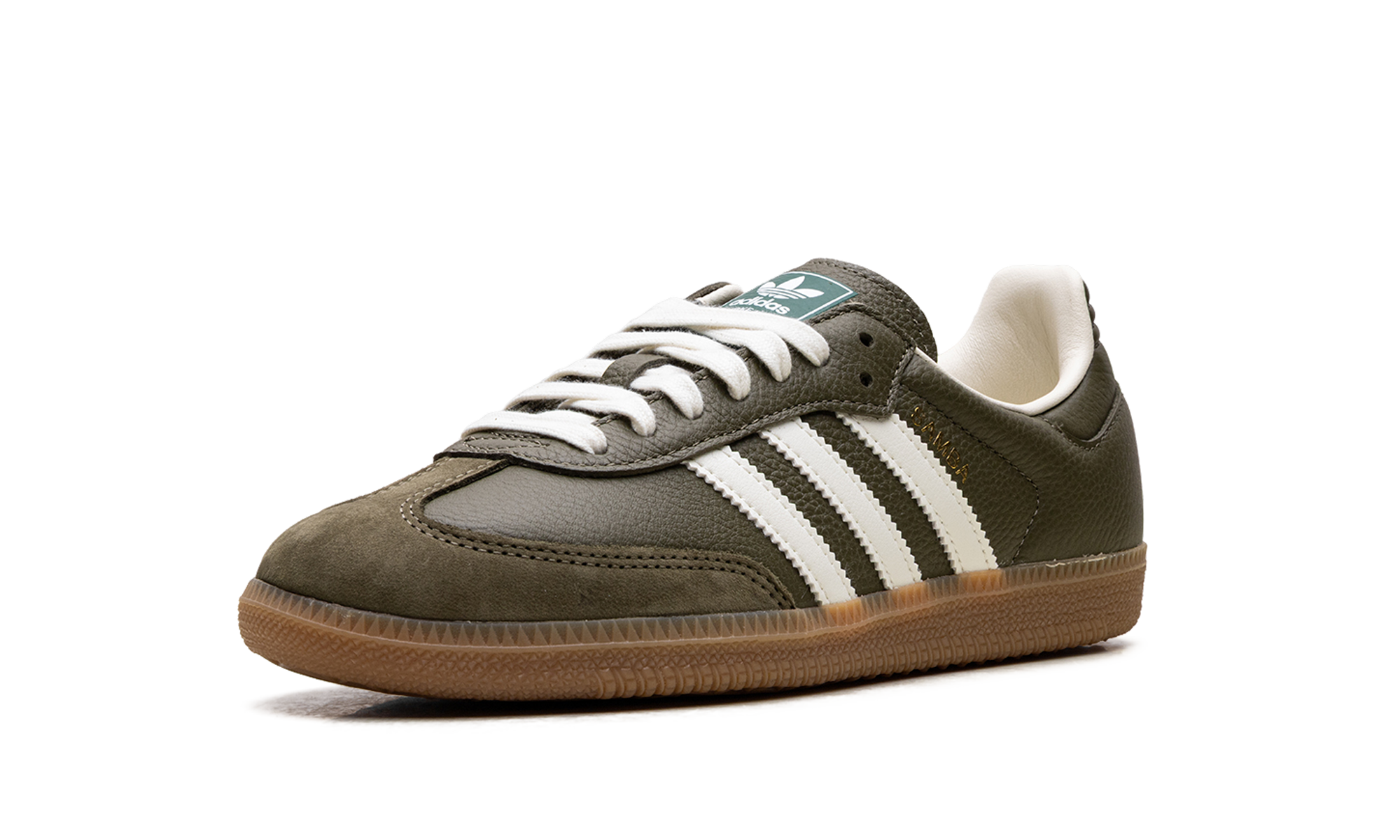 Samba OG "Med Dark Khaki/off-white/gum"