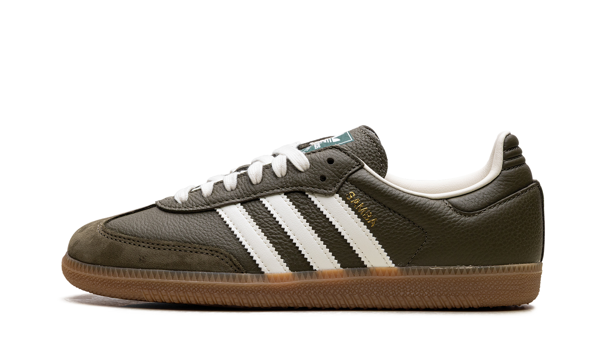 Samba OG "Med Dark Khaki/off-white/gum"