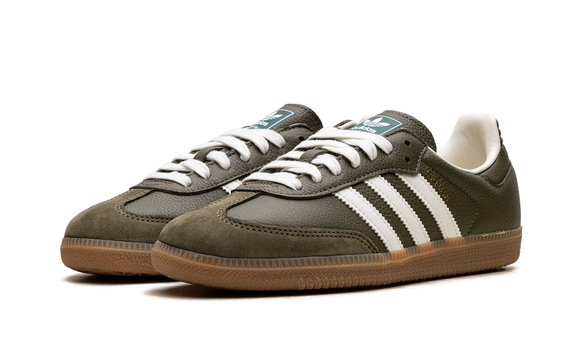 Samba OG "Med Dark Khaki/off-white/gum"