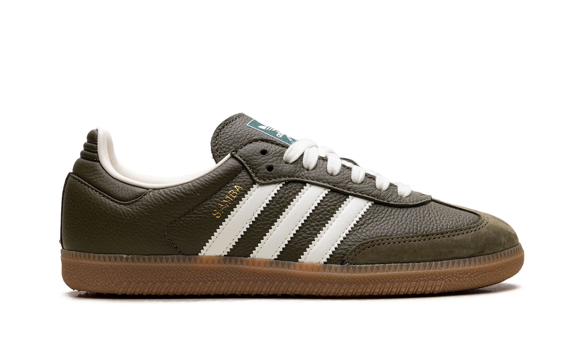 Samba OG "Med Dark Khaki/off-white/gum"