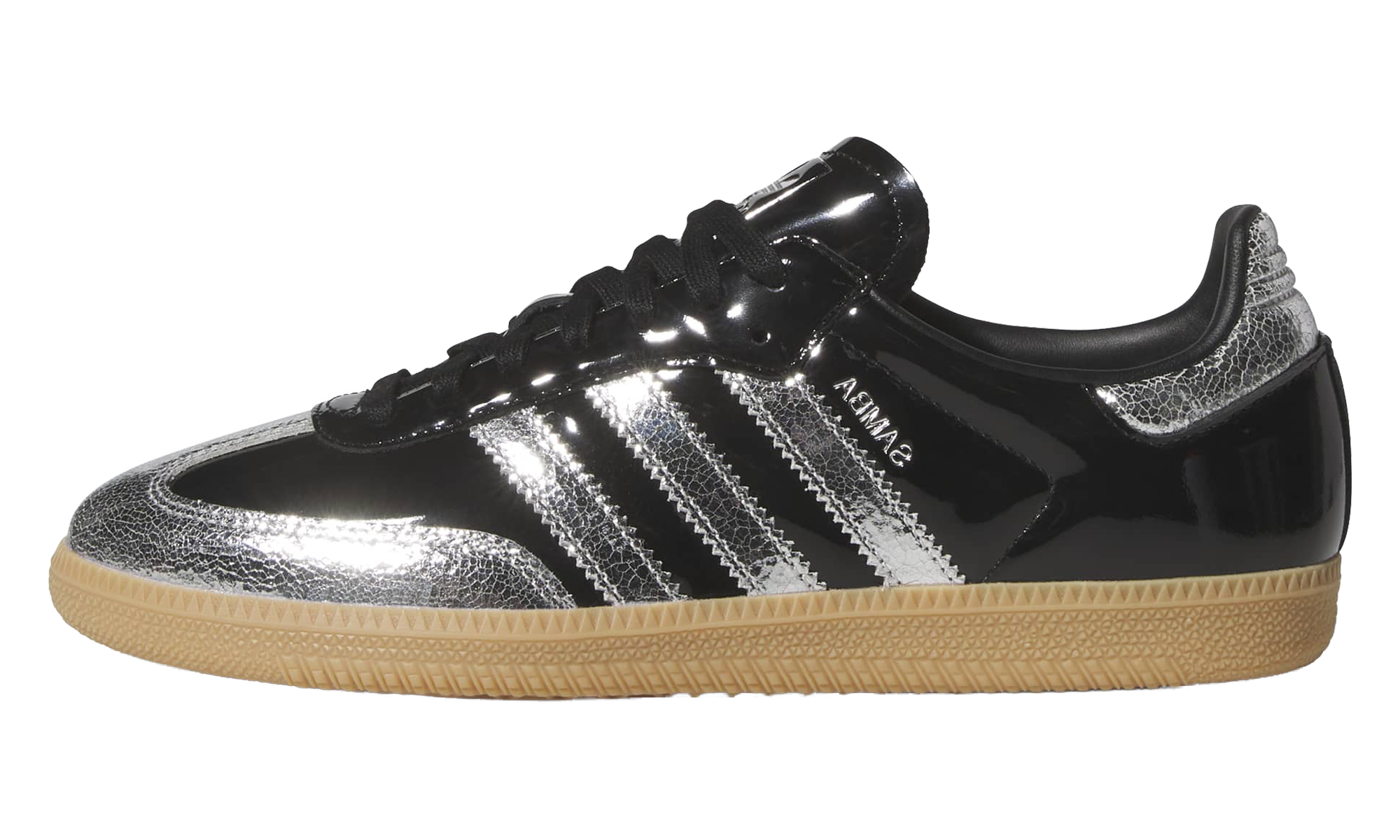 Samba OG "Patent Black Silver Metallic"