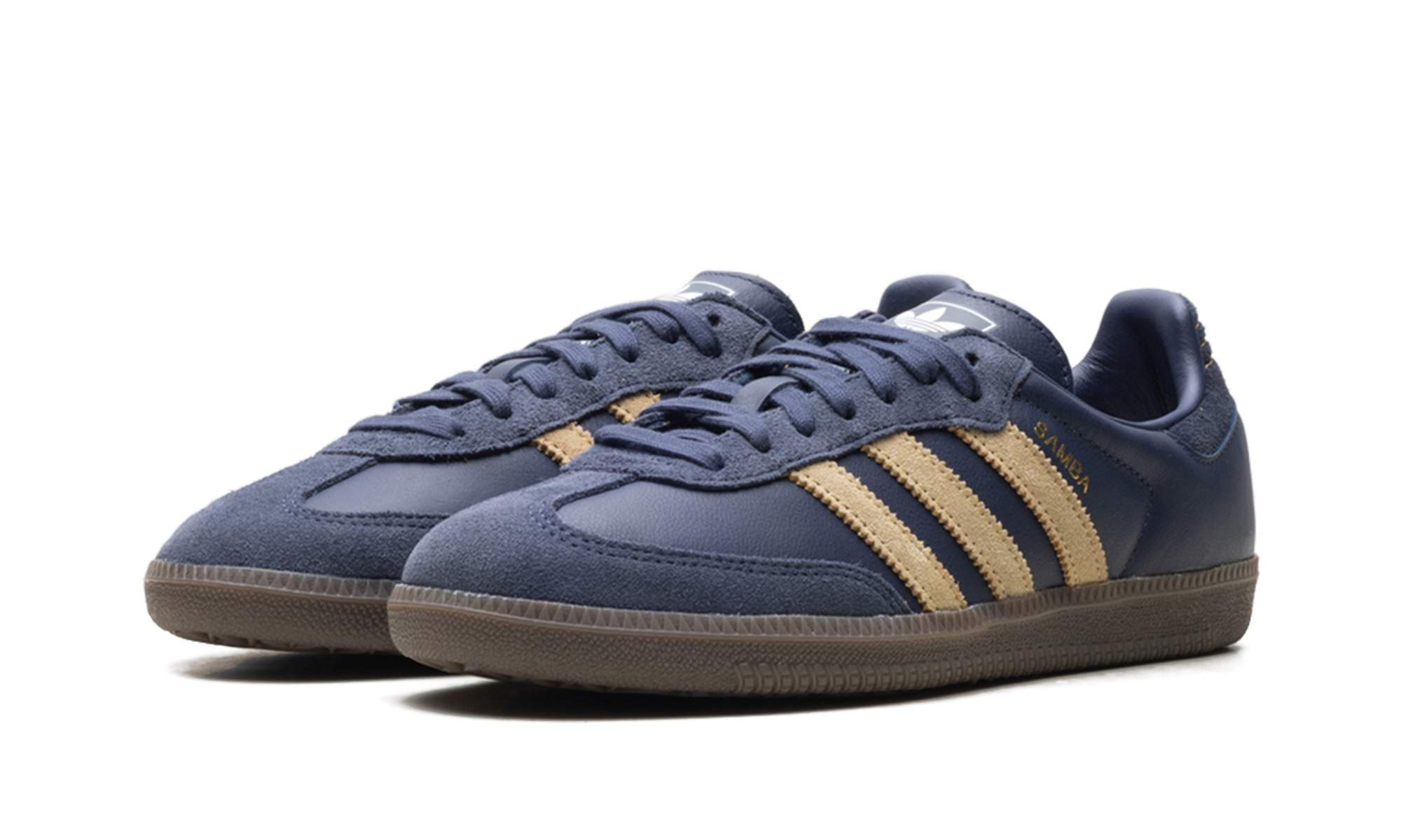Samba OG "Shadow Navy Golden Beige"