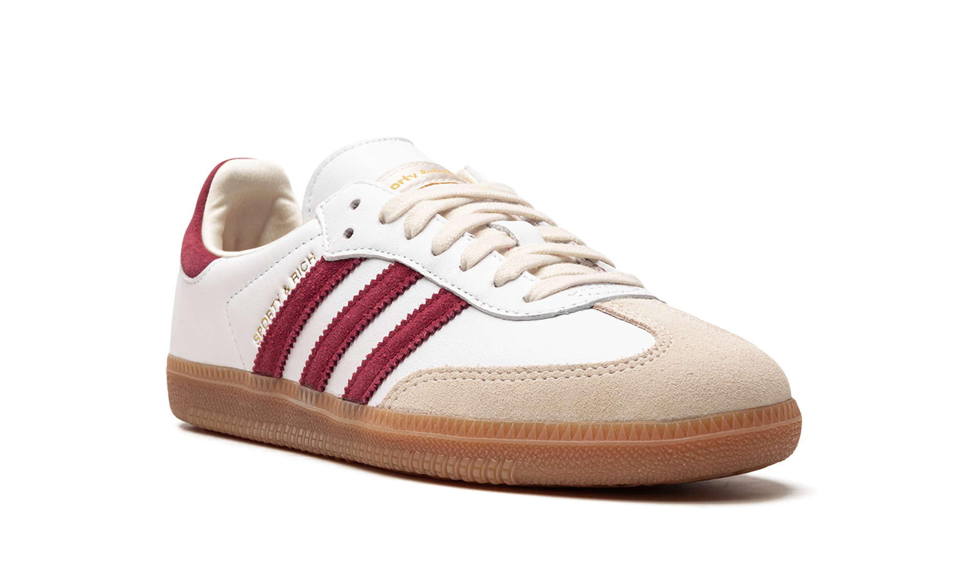 Samba OG "Sporty & Rich - White Core Burgundy"