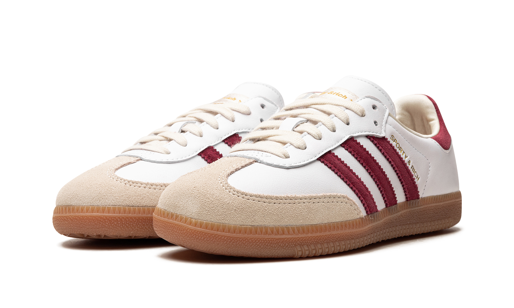 Samba OG "Sporty & Rich - White Core Burgundy"