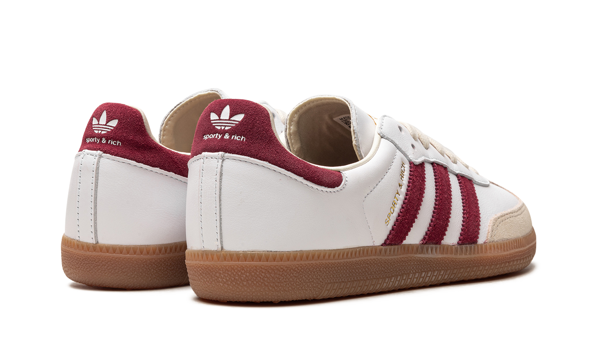 Samba OG "Sporty & Rich - White Core Burgundy"