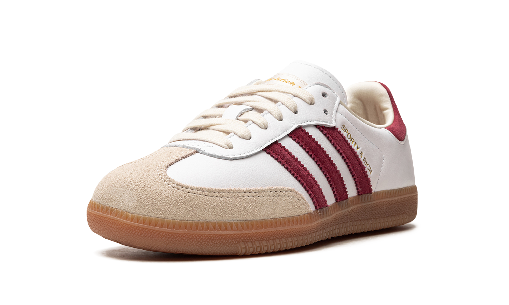 Samba OG "Sporty & Rich - White Core Burgundy"