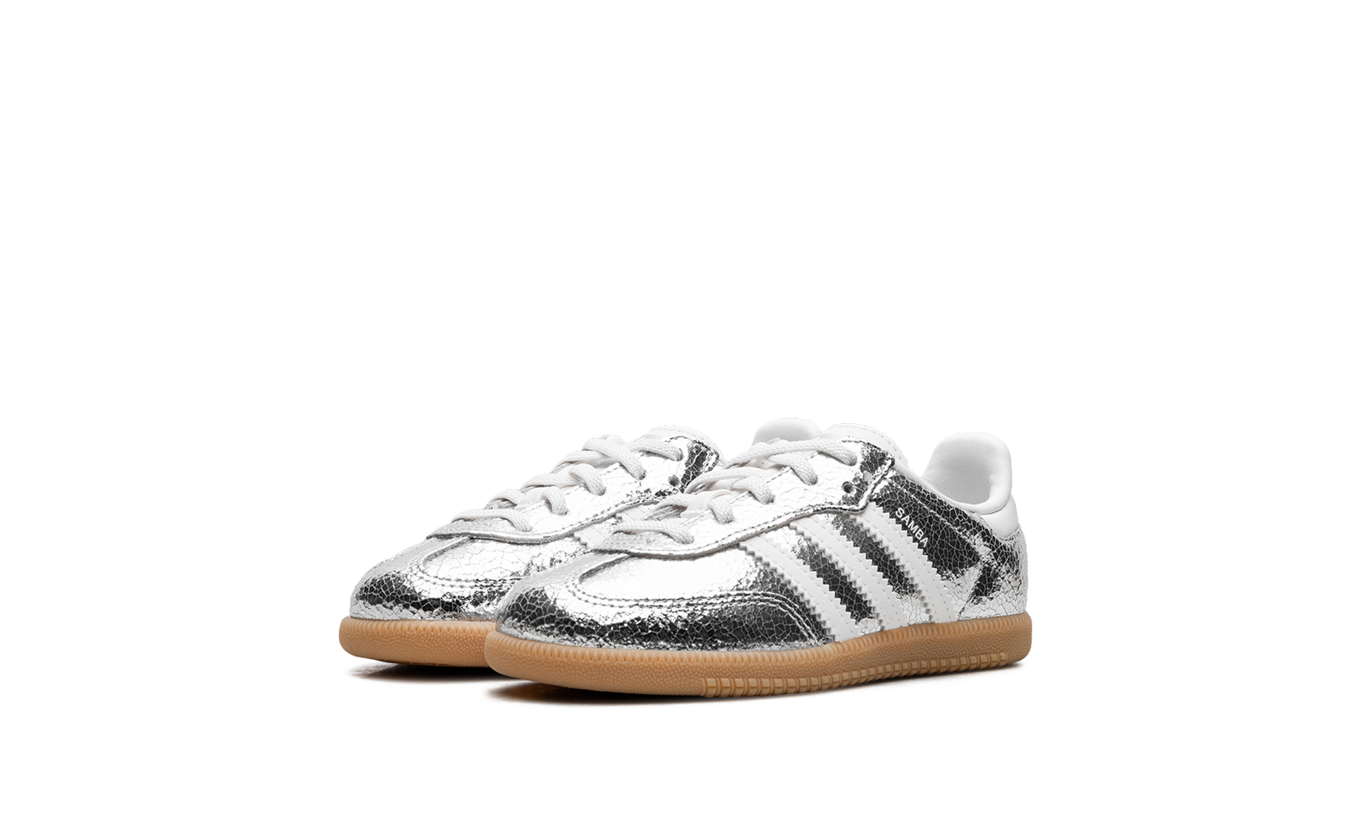 Samba OG Td "Cracked Leather Silver"