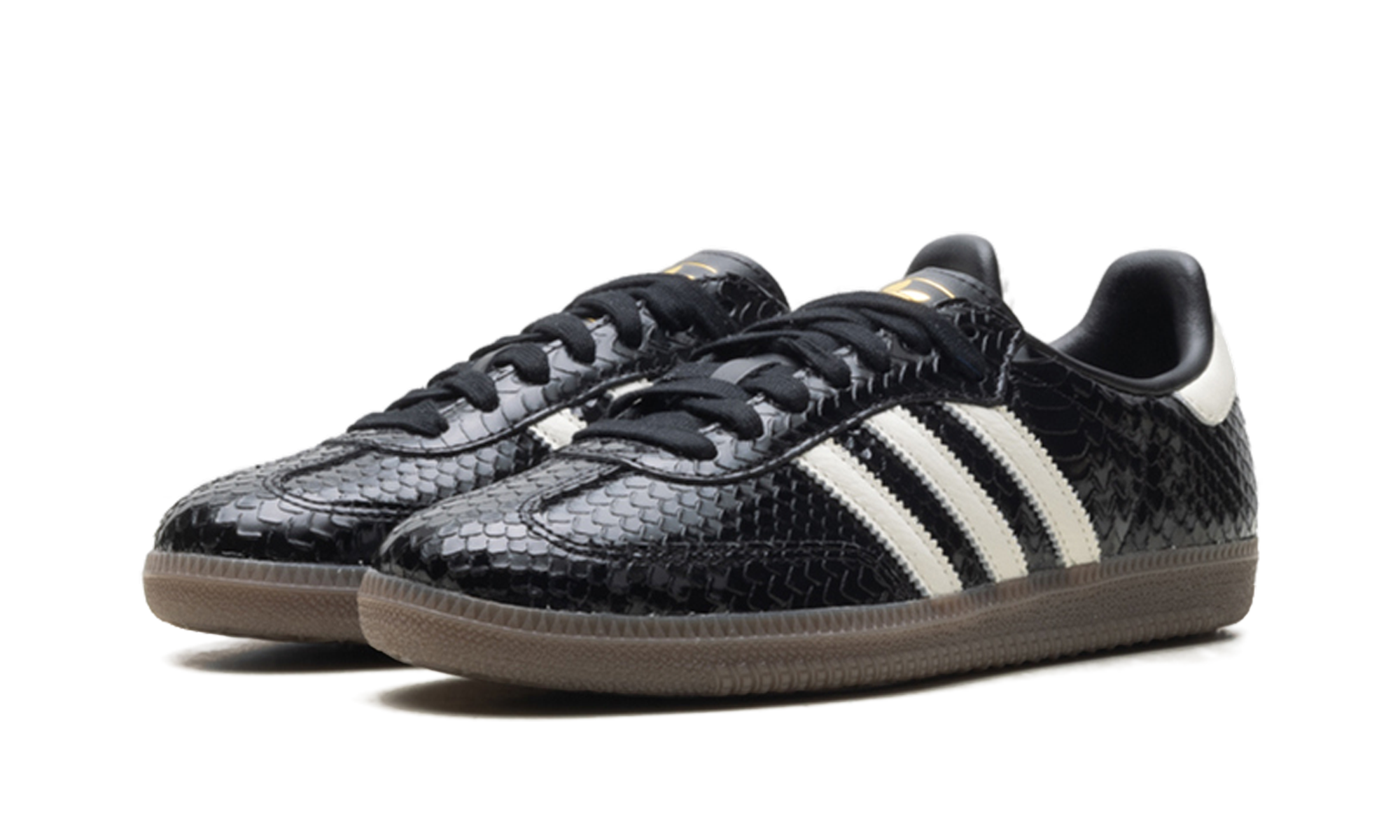 Samba OG Wnns "Patent Snakeskin Black Off White"
