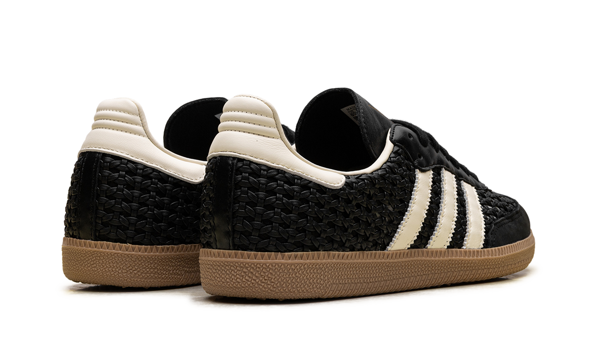 Samba OG Women "Basketweave Black Cream White"