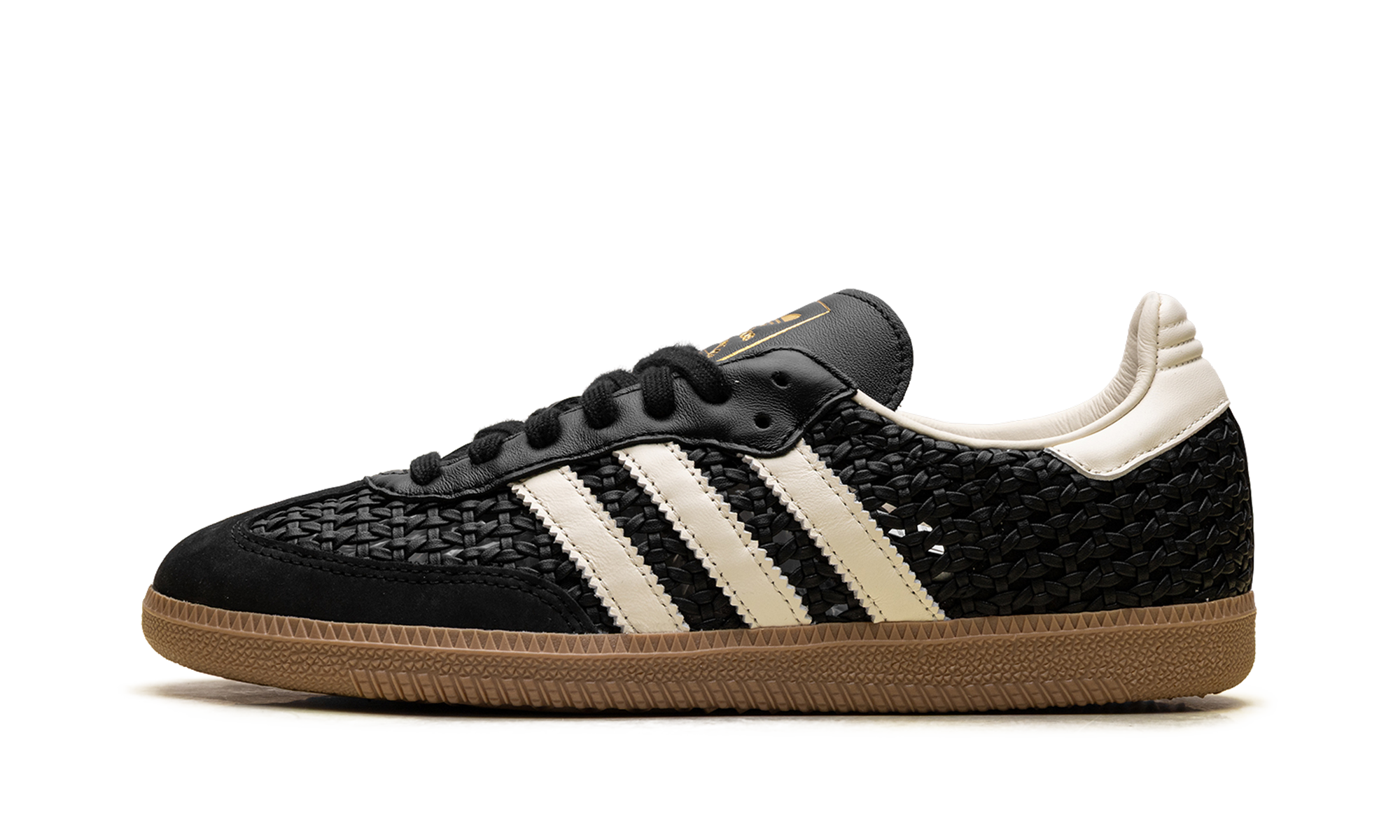 Samba OG Women "Basketweave Black Cream White"