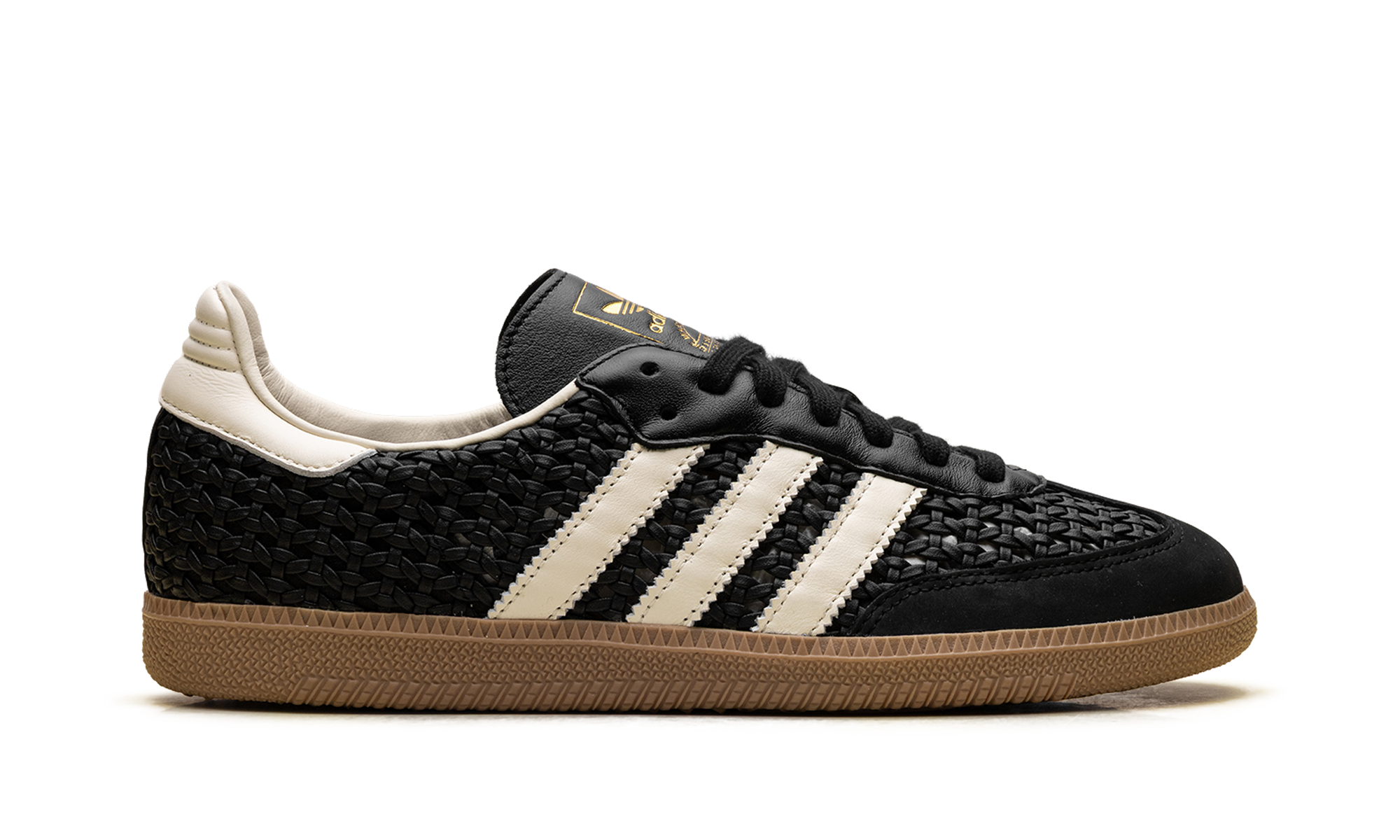 Samba OG Women "Basketweave Black Cream White"